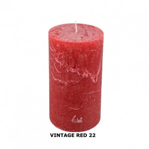 CANDELA RUSTICA (80/60) -vintage red
