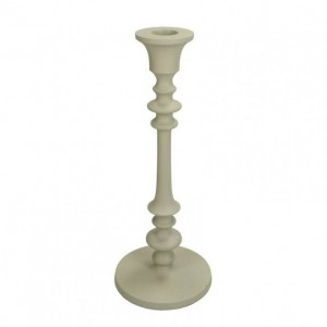 CANDLESTICK ALL. 10XH26,5cm -ivory