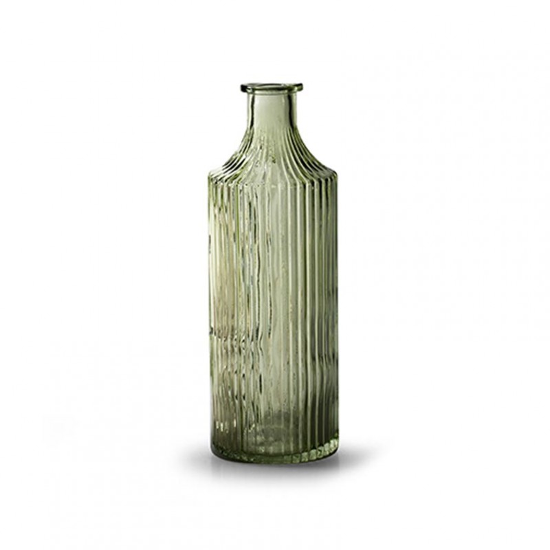 Bottiglia snipe d8 h22 cm - green
