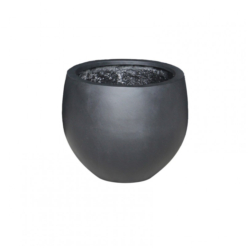 Vaso fiberstone d40 h33,5 - black