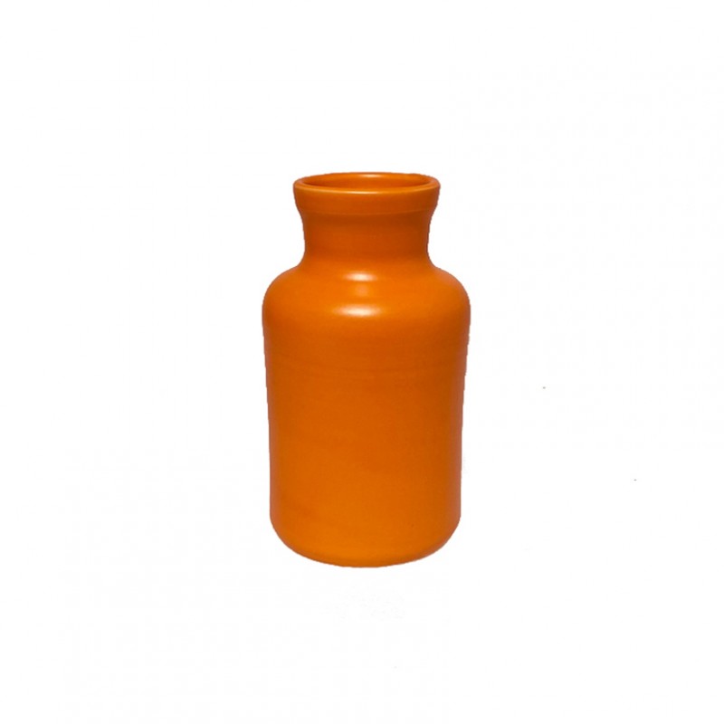 Bottiglia terracotta 8 h15,5 cm -arancio