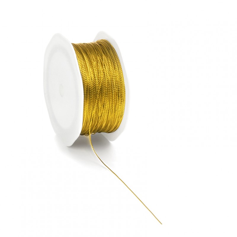 N/gloss cord 1mm 100mt - oro