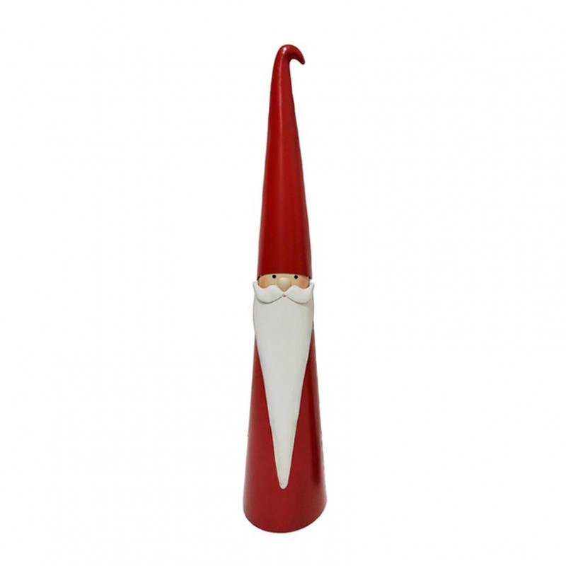 Babbo natale met. d13 h70cm - rosso