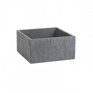 VASO SLATE 17X17X8cm