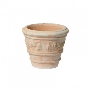 VASO whitewash TERRACOTTA D26H20 - sand