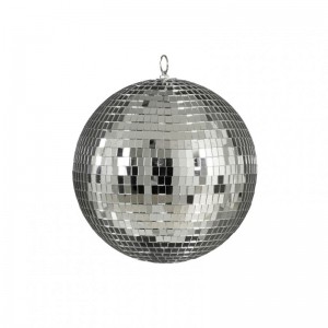 SFERA SCHIUMA C/SPECCHIETTI D25 - silver