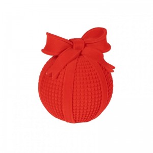 SFERA FLOCC. C/FIOCCO D9cm - rosso