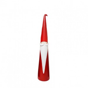 BABBO NATALE MET. D31 H159cm - rosso