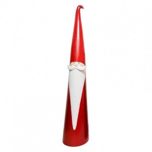 BABBO NATALE MET. D38 H199cm - rosso