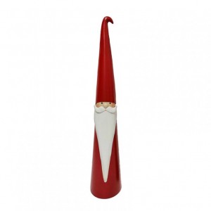 BABBO NATALE MET. D13 H70cm - rosso