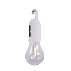 LAMPADINA LED PLAST. D5 H17cm - bianca