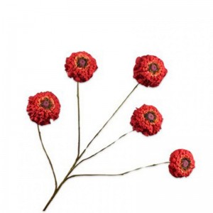 ZINNIA H91cm SI - red