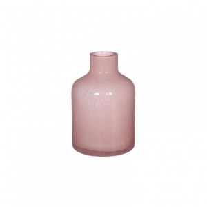 VASO VETRO LUPIN D10 H15 cm - lt. pink