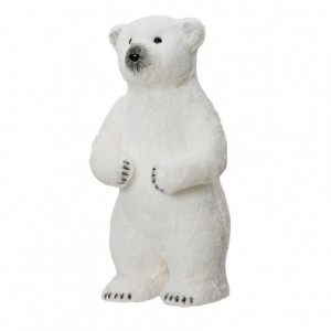 ORSO PELLICCIA 25X30XH60cm - white