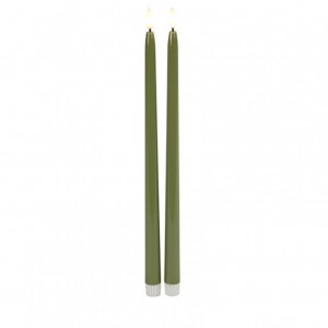 CANDELA LED pz2 mm220x380 (220/380)verde