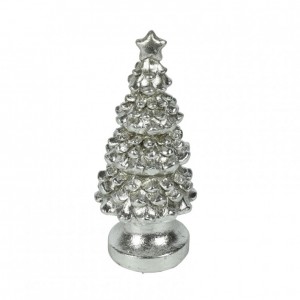 ALBERO SKYLER 9,5X9,5XH21,5cm - silver