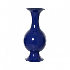 VASO MET. SMALTATO D39 H77cm - blue