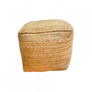 POUF JUTA 45X45X45cm - natural