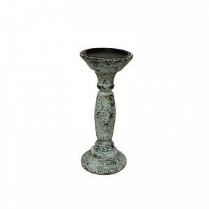 CANDELABRO LEGNO H31X13CM