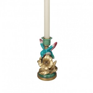 CANDELABRO COLIBRI POLIRES. H18 -multi