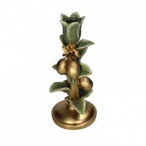 CANDELABRO POLIRESINA 11X10,5X23,5-green