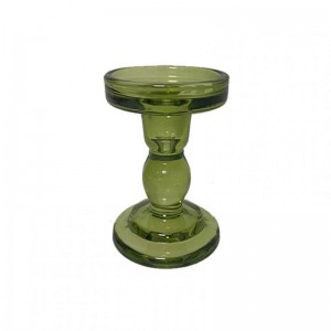 CANDELABRO VETRO D8,5 H13,2 - verde