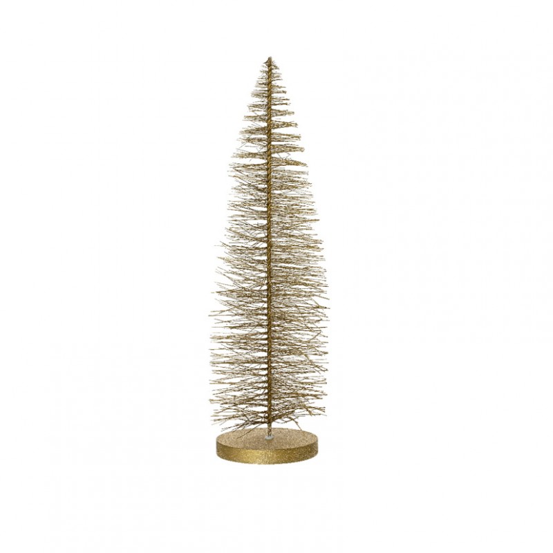 Albero brush frosted h50cm - gold