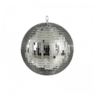 SFERA SCHIUMA C/SPECCHIETTI D25 - silver