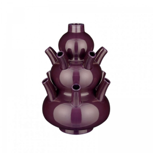 VASO TULIP CERAM. D28 H46 - purple