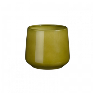 VASO AMBER CERAM. D15,5 H14 - green