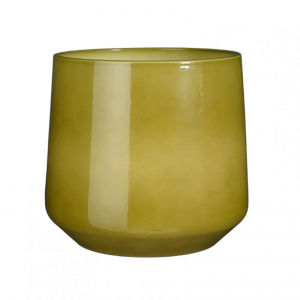 VASO AMBER CERAM. D28 H26 - green