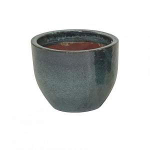 VASO Egg CERAMICA D28 H22,5 - moss green