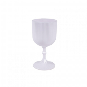 BICCHIERE ACRILICO D8,5 H17cm - bianco