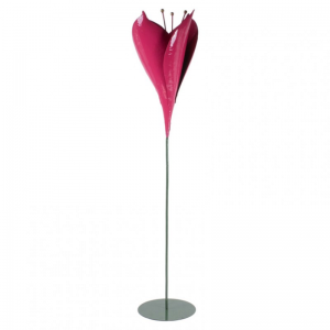 FIORE METALLO D19 H100cm - fucsia