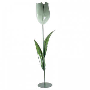 FIORE METALLO 35X21 H121cm - verde