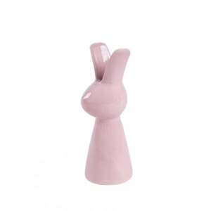 CONIGLIO CERAMICA H15cm - rosa