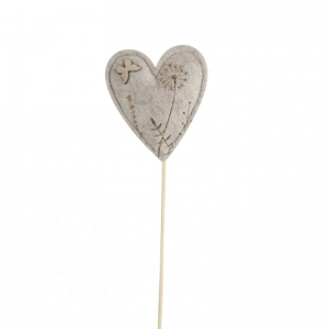 CUORE PICK 9,6x8,6cm 6pz - beige/natur