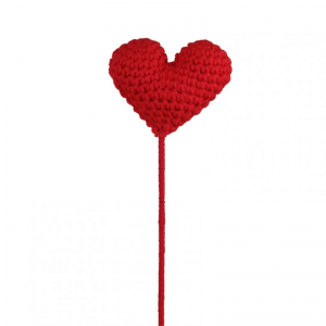 CUORE PICK UNCINETTO 33,5cm 3pz-rosso