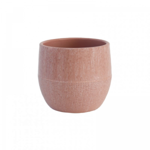 VASO LUGO D14 H13CM - rosa