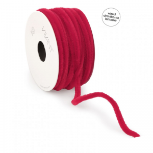 N/CHENILLE d6mm 10mt - rosso