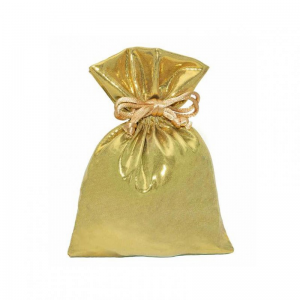 SACCHETTO LUXURY 10X14cm 10pz - gold