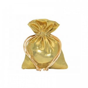 SACCHETTO LUXURY 8X10cm 10pz - gold