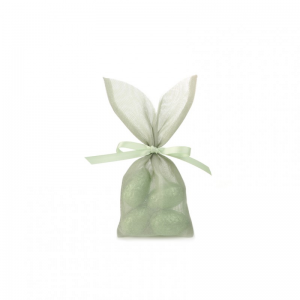 SACCHETTO BUNNY 17X8cm 5pz - verde nilo