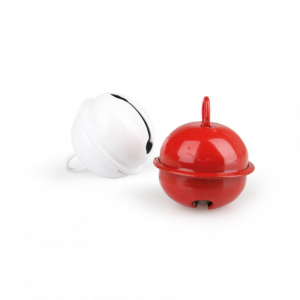 BUBBOLO 2cm 50pz - rosso/bianco