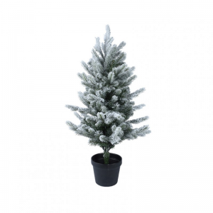 ALBERO Grandis D44 H60 c/vaso - innevato