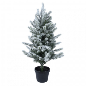 ALBERO Grandis D63 H90 c/vaso - innevato