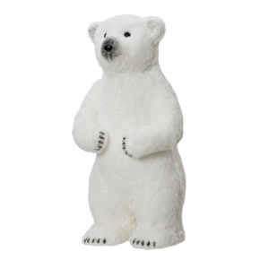 ORSO PELLICCIA 25X30XH60cm - white