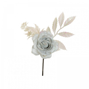 PICK ROSE double velvet H24 pz12 PK-whit