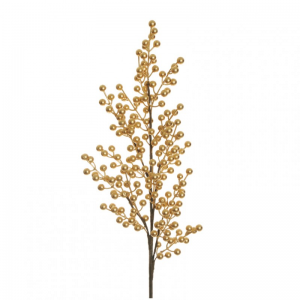 BACCHE ILEX ramo X17 H94 - gold *