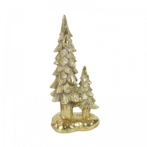 COPPIA ALBERI DIGBY 6,7X10XH23cm-gold